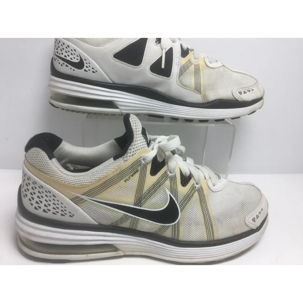 Nike‎ LunarMX+ Flywire Running Athletic Shoes 415323-100 Womens Sneakers Size 8M